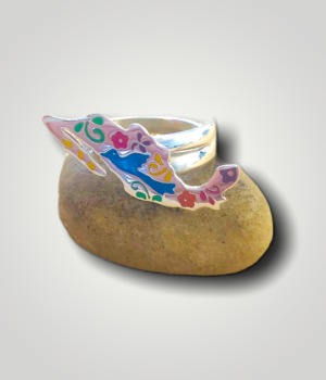 Adjustable ring ‘Map of Mexico 5’