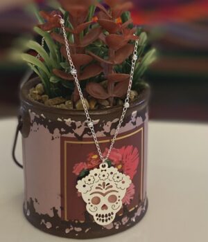 Necklace of “Frida de los Muertos”